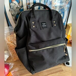 Himawari Black Backpack